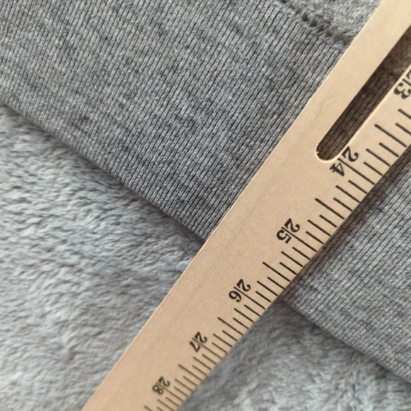 Hollister Hoodie Large Gray Full Zip California Logo Sweatshirt Fleece Y2K Style - Picture 9 of 10